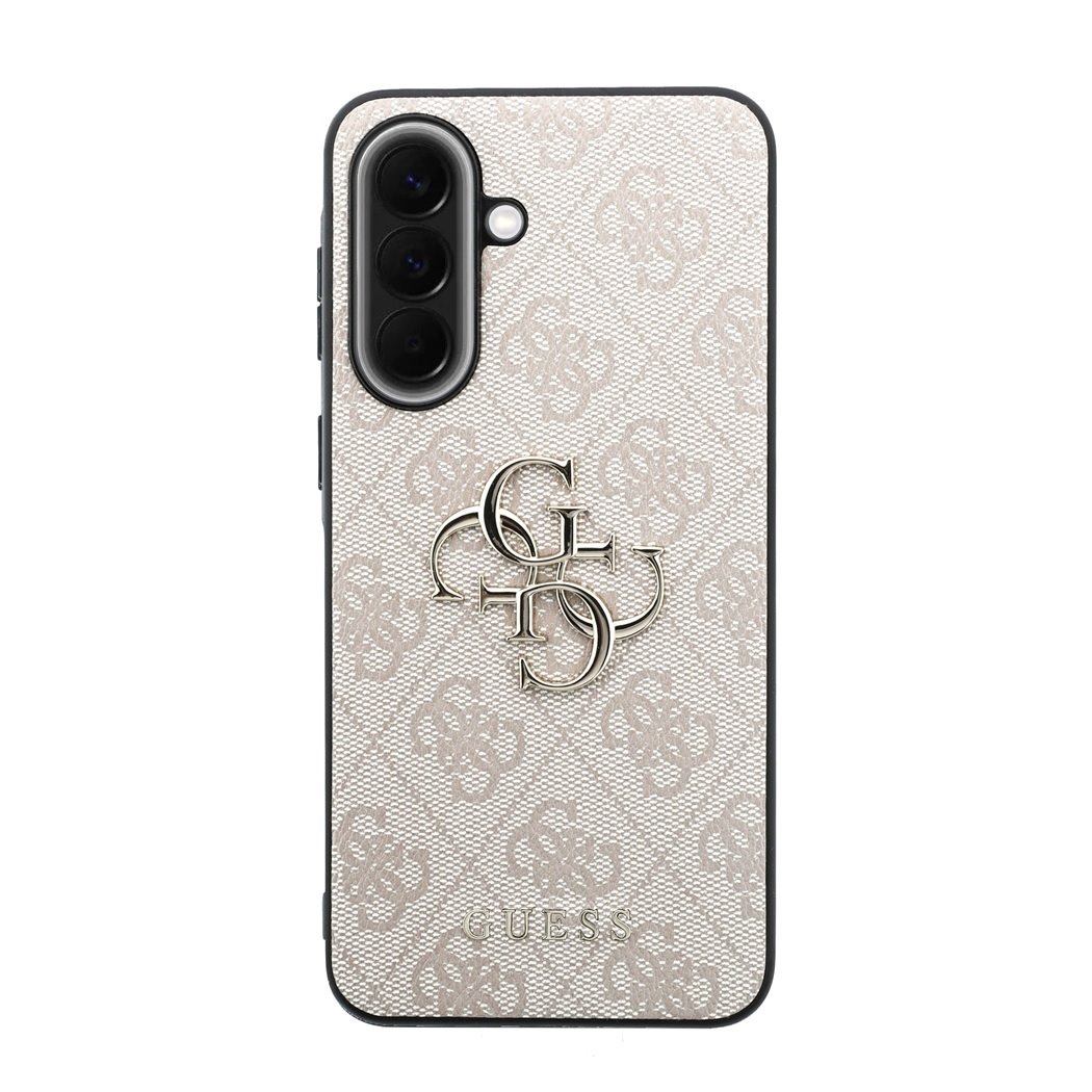 GUESS Калъф Samsung A57, PU 4G Metal Logo /розов/ - GUHCSA574GMGPI