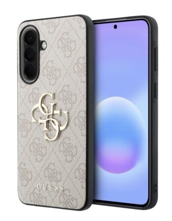 GUESS Калъф Samsung A57, PU 4G Metal Logo /розов/ - GUHCSA574GMGPI