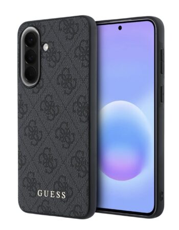 GUESS Калъф Samsung A57, PU 4G Metal Classic Logo /сив/ - GUHCSA57G4GFGR