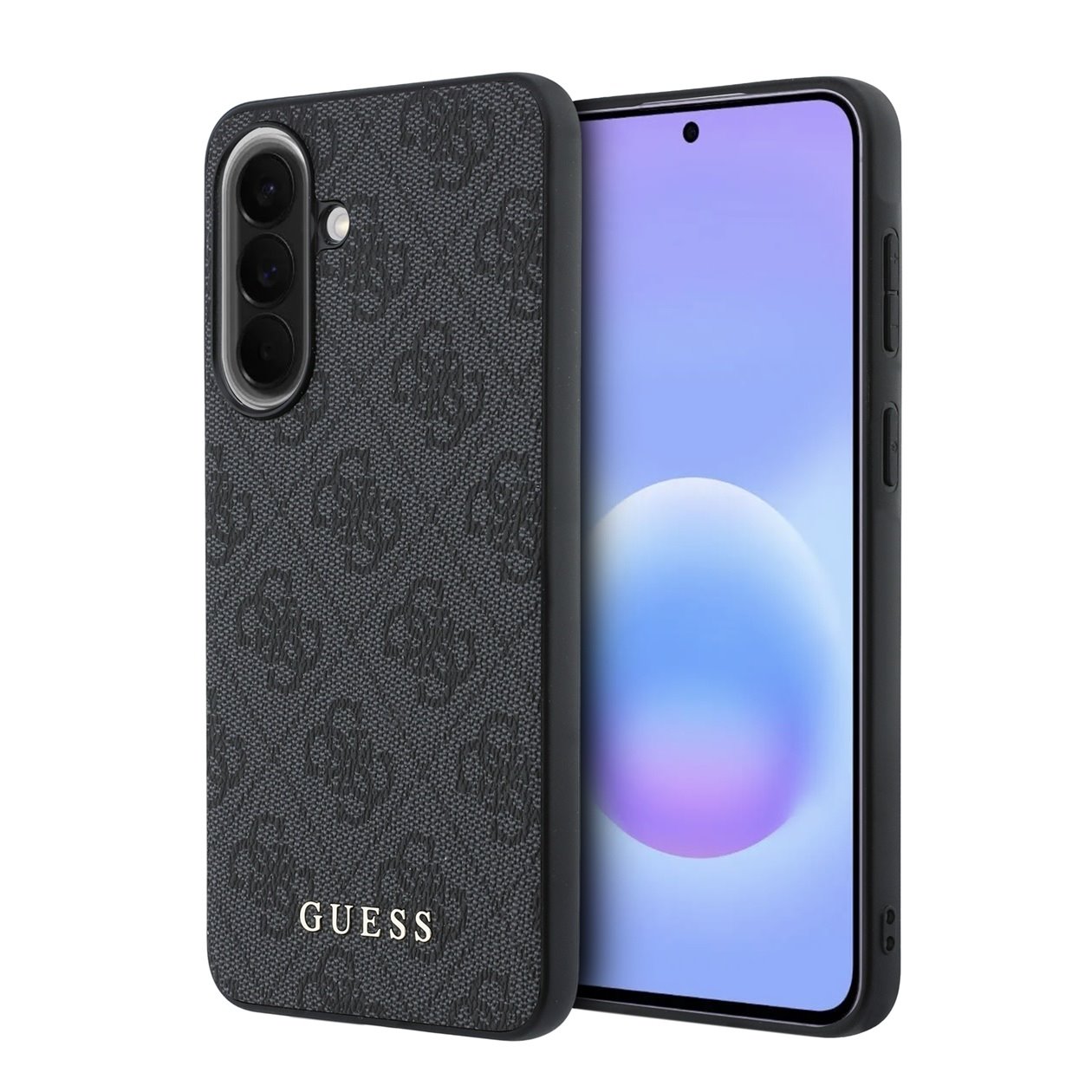 GUESS Калъф Samsung A57, PU 4G Metal Classic Logo /сив/ - GUHCSA57G4GFGR