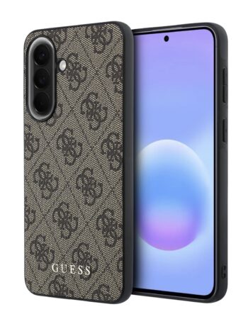 GUESS Калъф Samsung A57, PU 4G Metal Classic Logo /кафяв/ - GUHCSA57G4GFBR