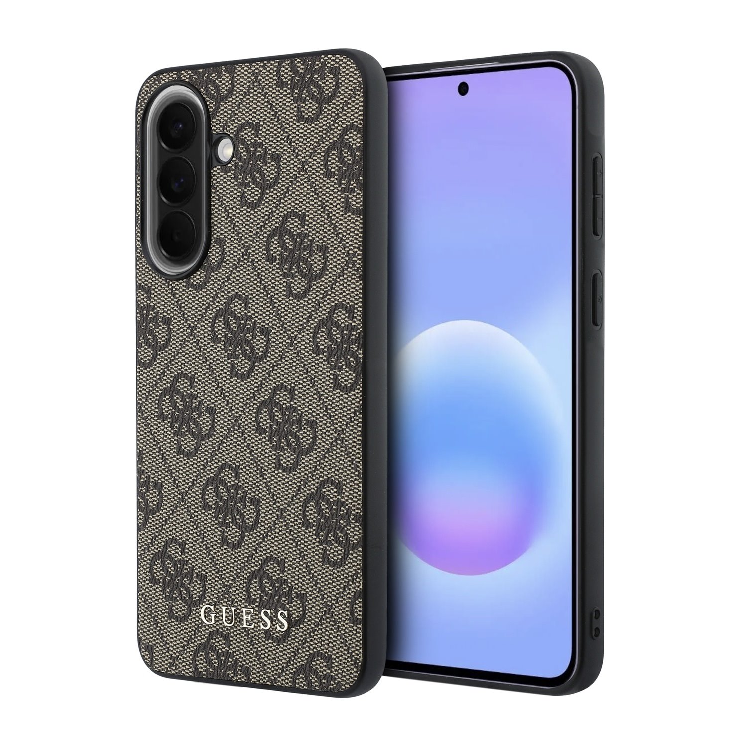 GUESS Калъф Samsung A57, PU 4G Metal Classic Logo /кафяв/ - GUHCSA57G4GFBR