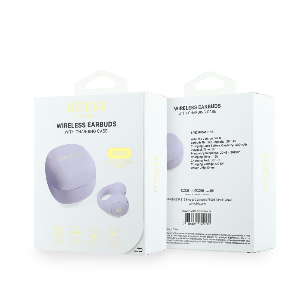GUESS Bluetooth HF OWS Mini Classic Logo /лилав/ - GUTWSW85LEEU