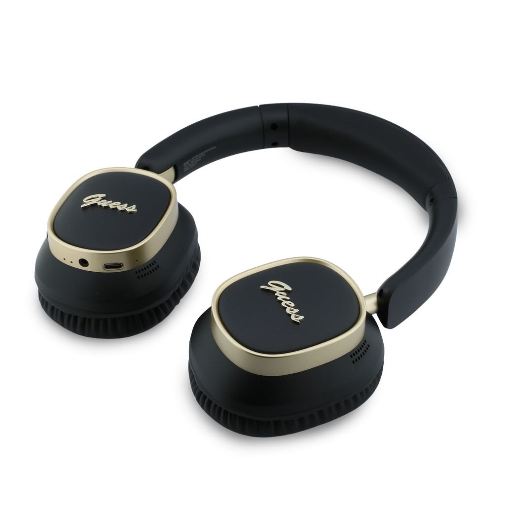 GUESS Bluetooth HF Rectangle Metal Script Logo ENC /черен/ - GUBHV28HGCSMK