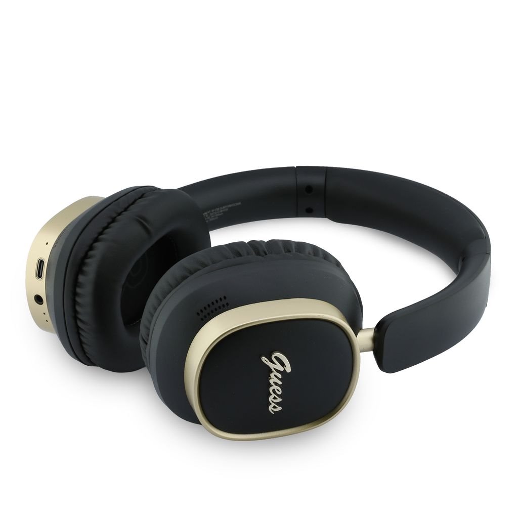 GUESS Bluetooth HF Rectangle Metal Script Logo ENC /черен/ - GUBHV28HGCSMK
