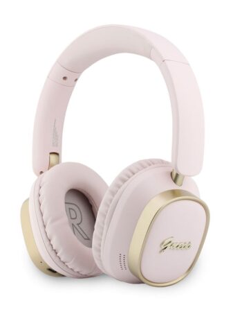 GUESS Bluetooth HF Rectangle Metal Script Logo ENC /розов/ - GUBHV28HGCSMP