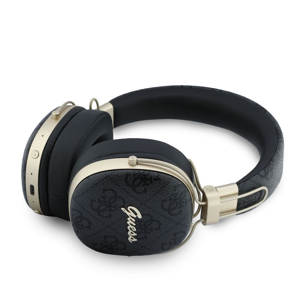 GUESS Bluetooth HF PU 4G Metal Script Logo ENC /черен/ - GUBHP72P4SMDK
