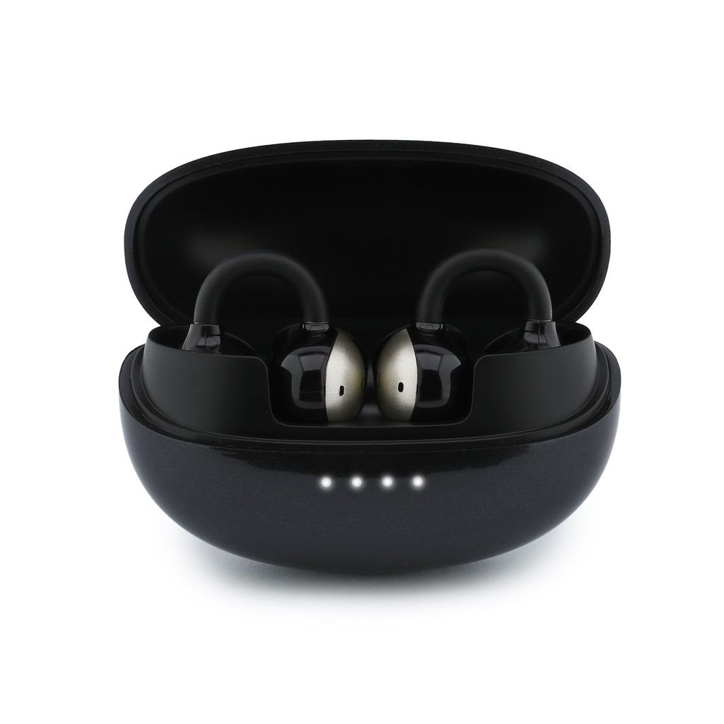 GUESS Bluetooth HF OWS Metallic Finish Classic Logo /черен/ - GUTWSOL3MEGK