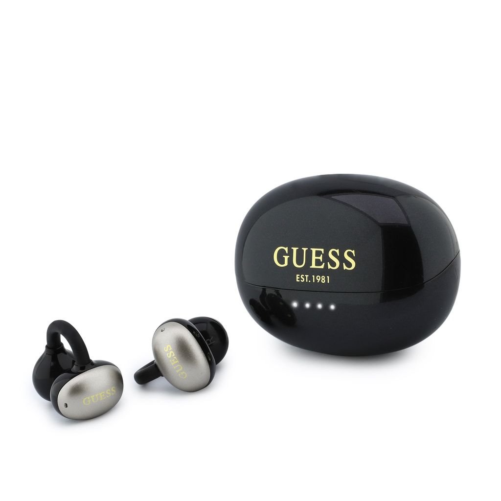 GUESS Bluetooth HF OWS Metallic Finish Classic Logo /черен/ - GUTWSOL3MEGK
