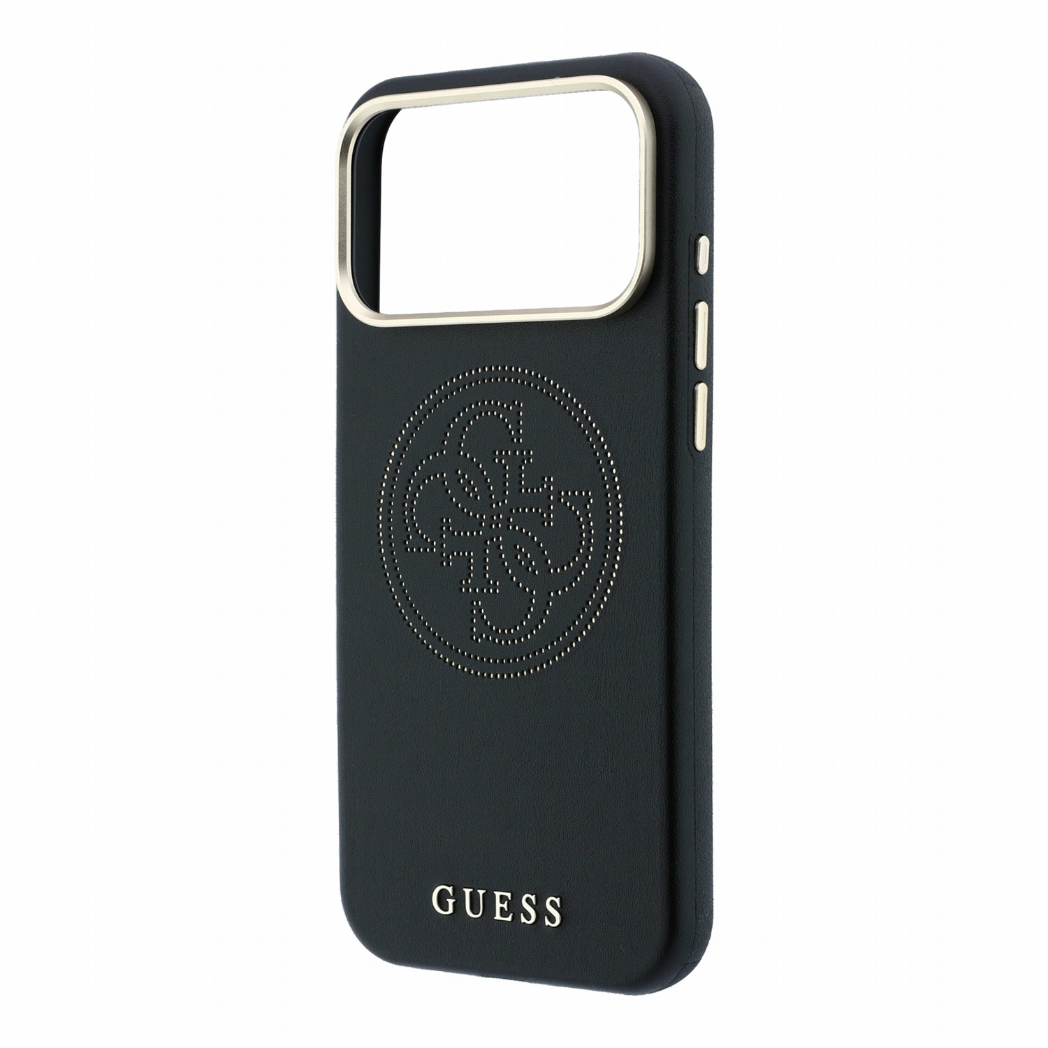 GUESS Калъф Apple iPhone 18 Pro/ 17 Pro, PU Semi Wrap Perforated 4G Logo MagSafe /черен/ - GUHMP18L6PS4SRGK