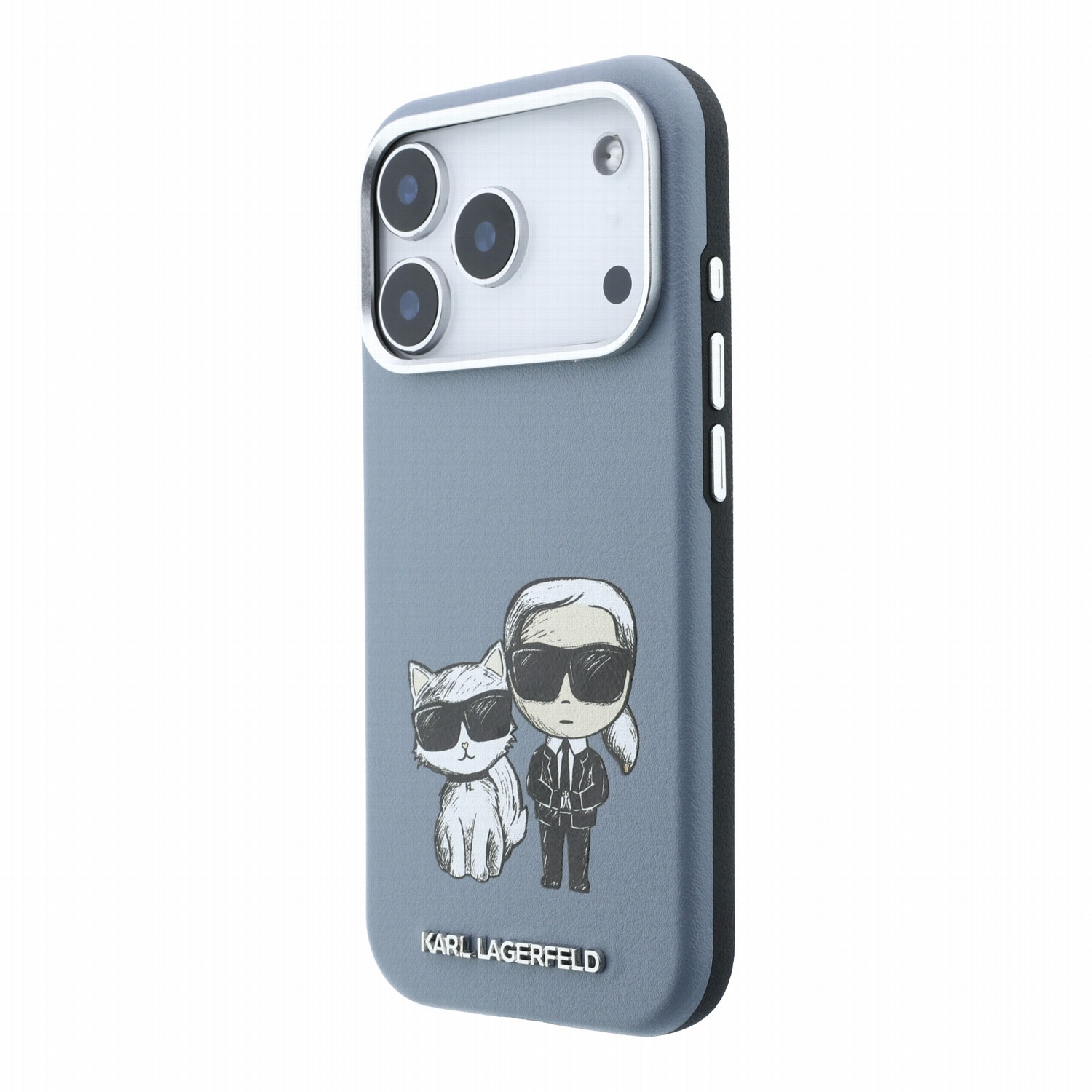Karl Lagerfeld Калъф Apple iPhone 18 Pro Max/ 17 Pro Max, PU Semi Wrap Smooth Sketch Bodies Magsafe /син/ - KLHMP18X6PWKCIDB