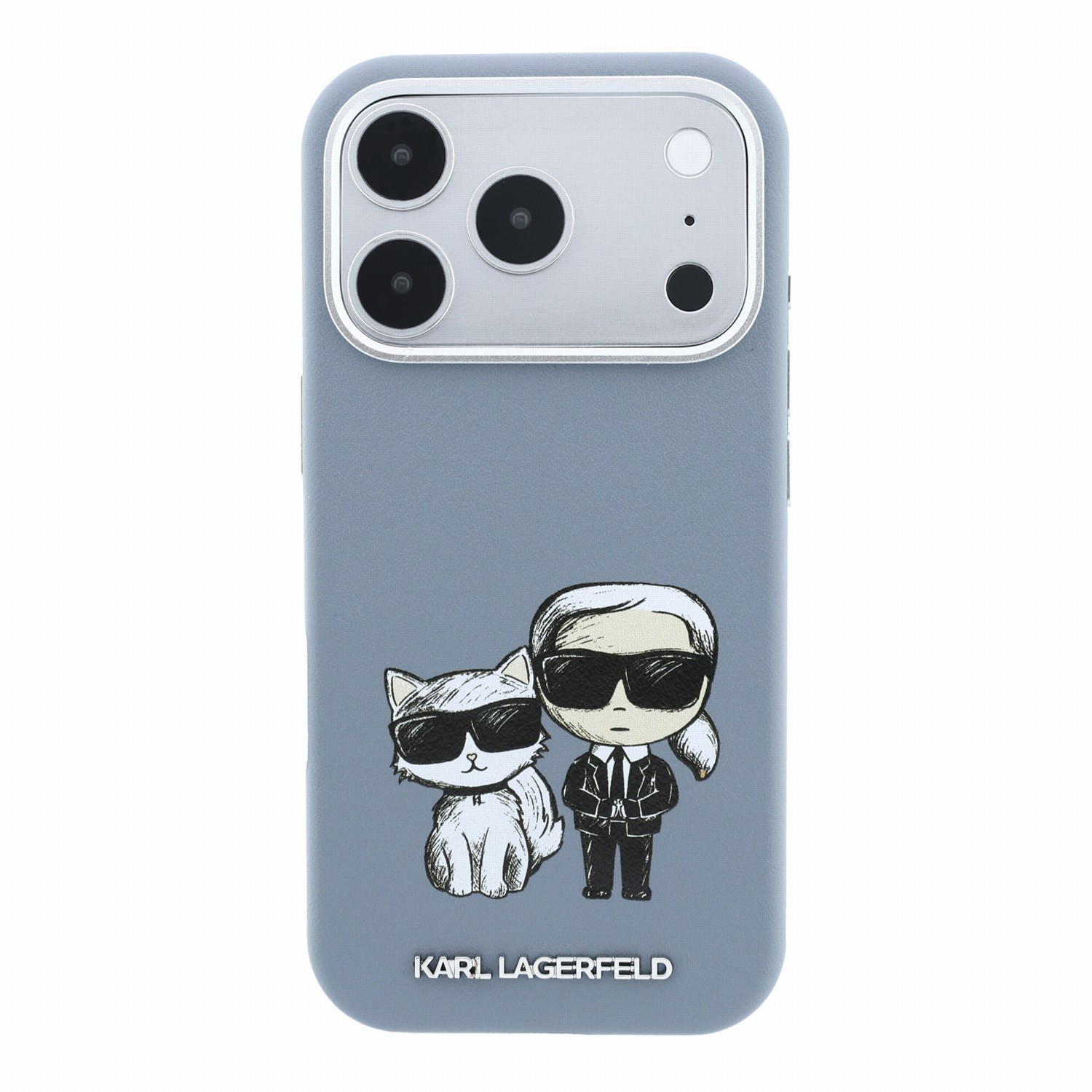 Karl Lagerfeld Калъф Apple iPhone 18 Pro Max/ 17 Pro Max, PU Semi Wrap Smooth Sketch Bodies Magsafe /син/ - KLHMP18X6PWKCIDB