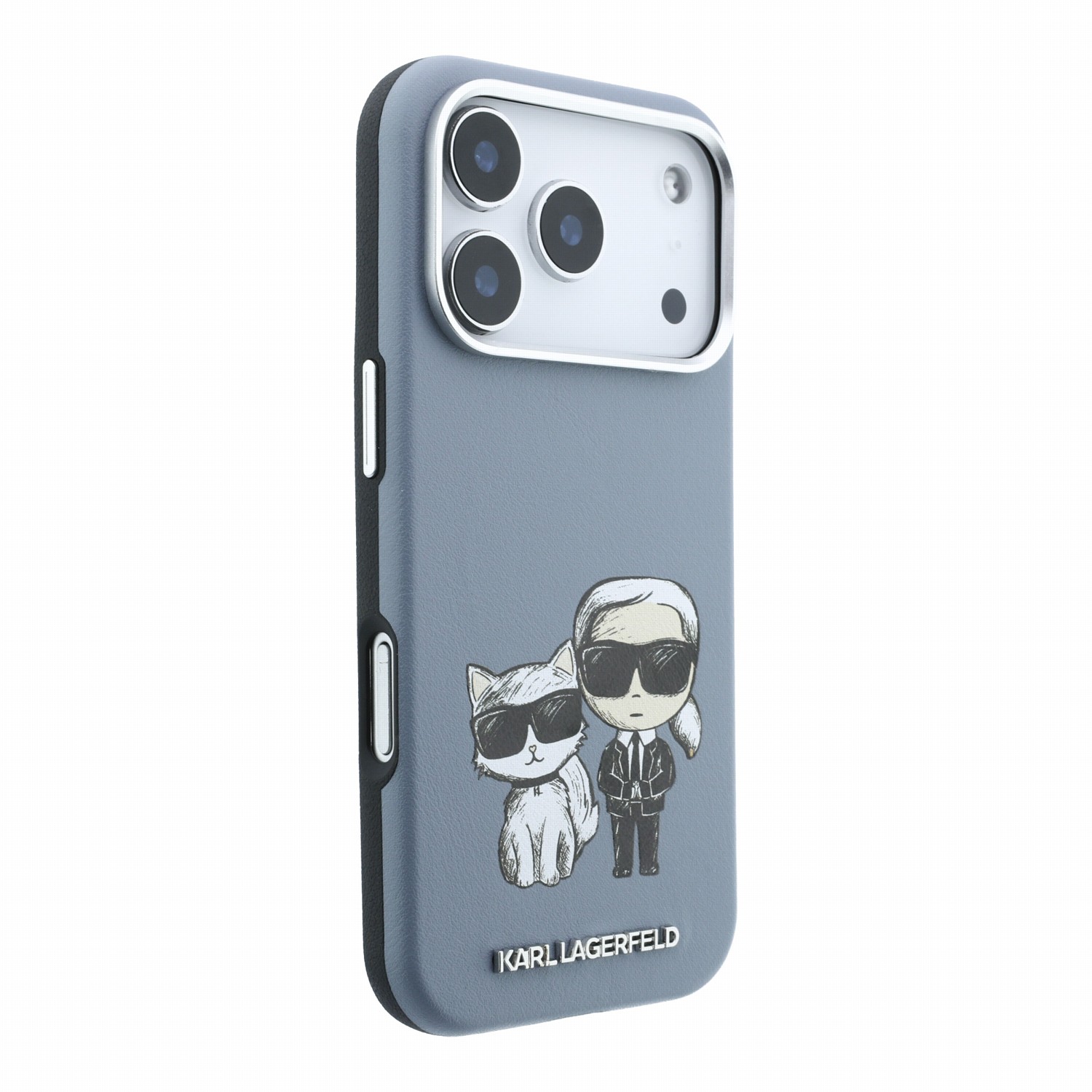 Karl Lagerfeld Калъф Apple iPhone 18 Pro Max/ 17 Pro Max, PU Semi Wrap Smooth Sketch Bodies Magsafe /син/ - KLHMP18X6PWKCIDB