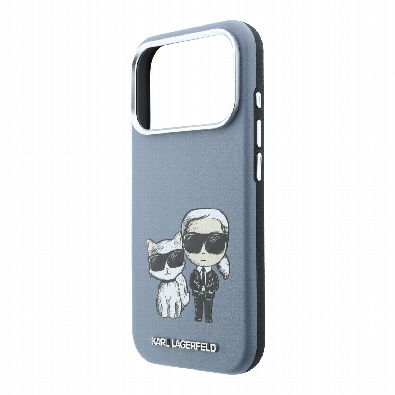 Karl Lagerfeld Калъф Apple iPhone 18 Pro Max/ 17 Pro Max, PU Semi Wrap Smooth Sketch Bodies Magsafe /син/ - KLHMP18X6PWKCIDB