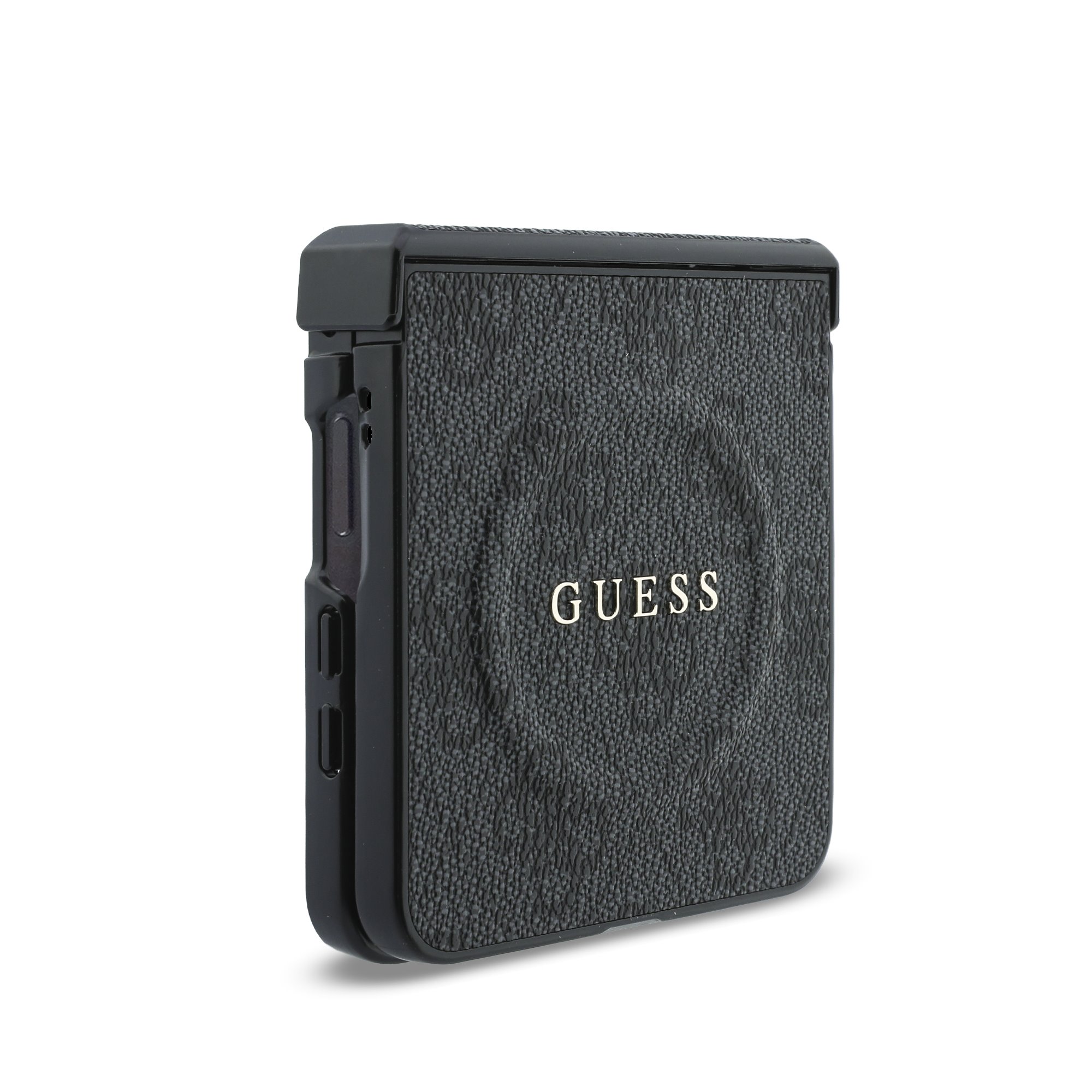 GUESS Калъф Samsung Z Flip 8, PU Leather 4G Magnetic, черен - GUHMZF8P4MSEGCK