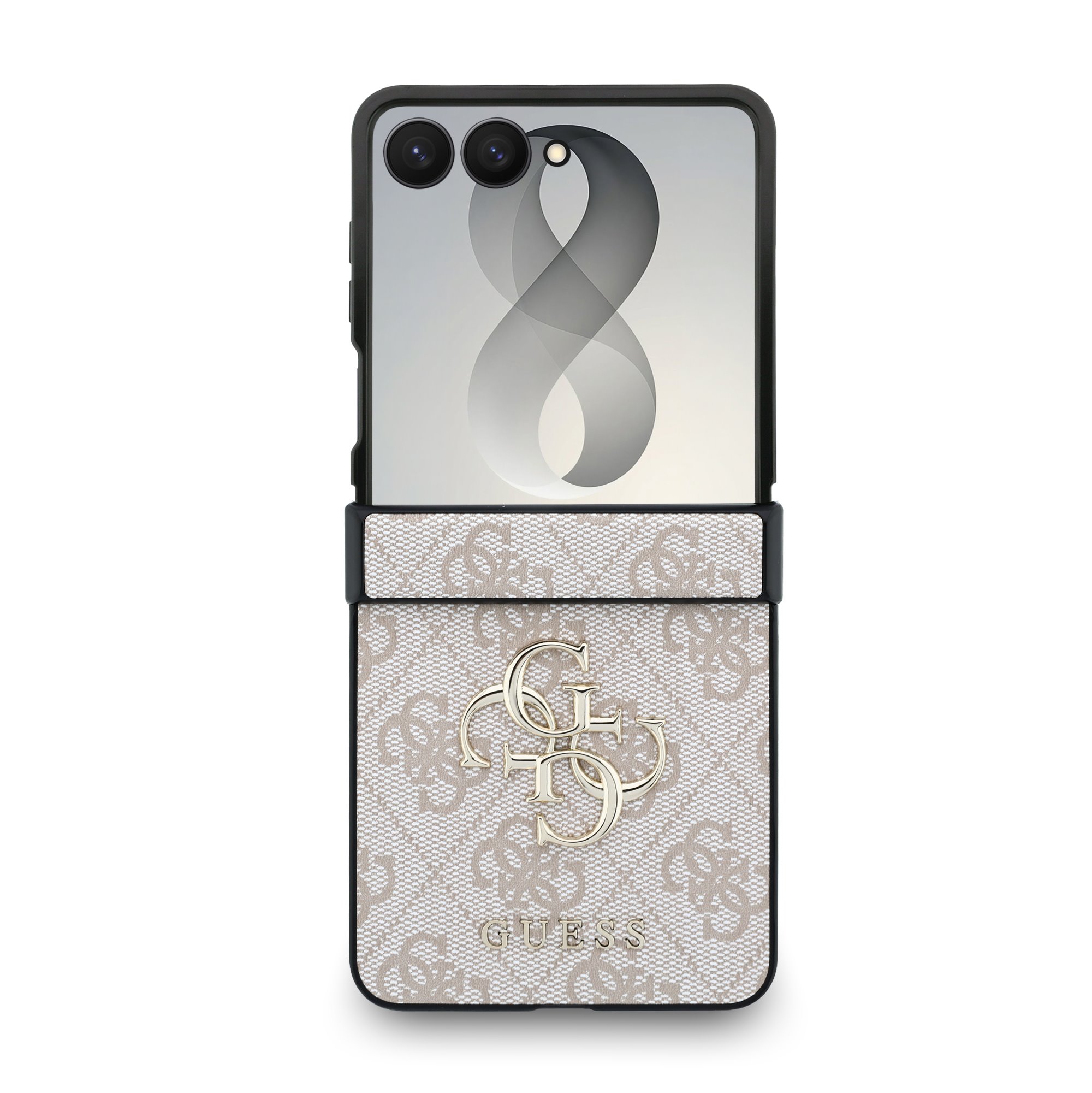 GUESS Калъф Samsung Z Flip 8, PU 4G Metal Logo, розов - GUHCZF84GMGPI