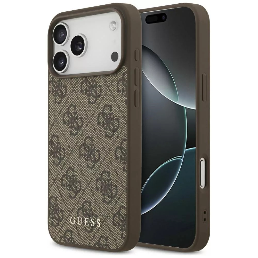 GUESS Калъф Apple iPhone 18 Pro/ 17 Pro, 4G Classic /кафяв/ - GUHCP18LG4GFBR
