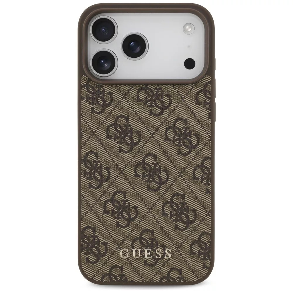 GUESS Калъф Apple iPhone 18 Pro/ 17 Pro, 4G Classic /кафяв/ - GUHCP18LG4GFBR
