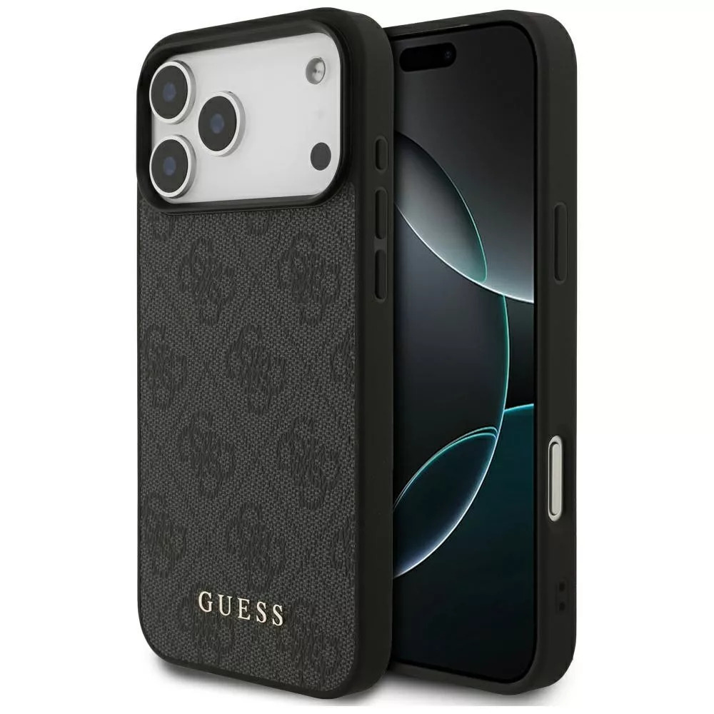 GUESS Калъф Apple iPhone 18 Pro/ 17 Pro, 4G Classic /черен/ - GUHCP18LG4GFGR
