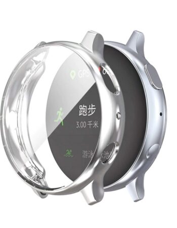 Силиконов протектор за Samsung Galaxy Watch Active 2, 44mm /сребърен/