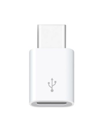 OEM Преходник/адаптер Micro USB - Type-C /бял/
