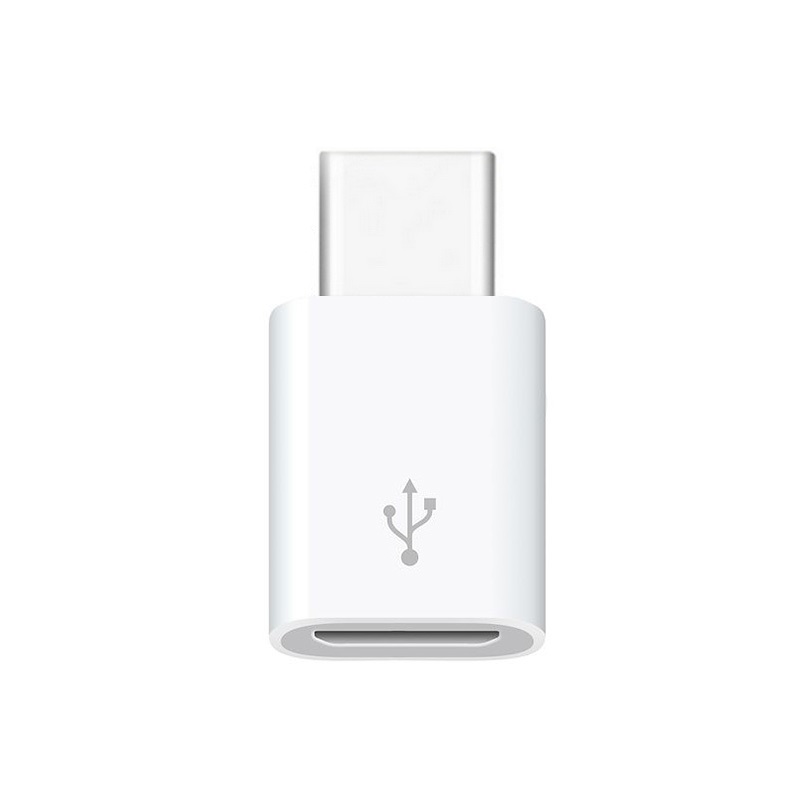 OEM Преходник/адаптер Micro USB - Type-C /бял/