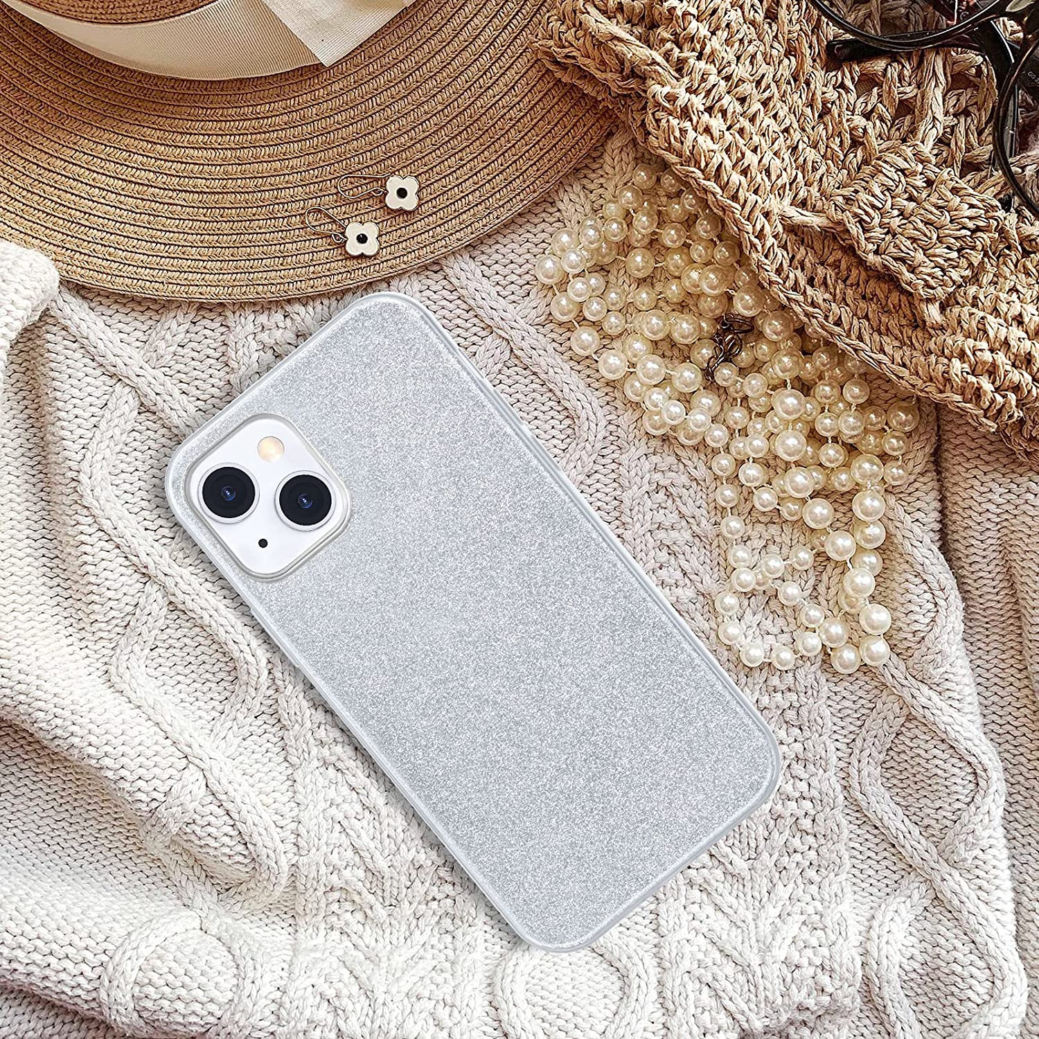 Калъф ENSIDA Fashion Huawei Y6p /сребърен/ - Image 4