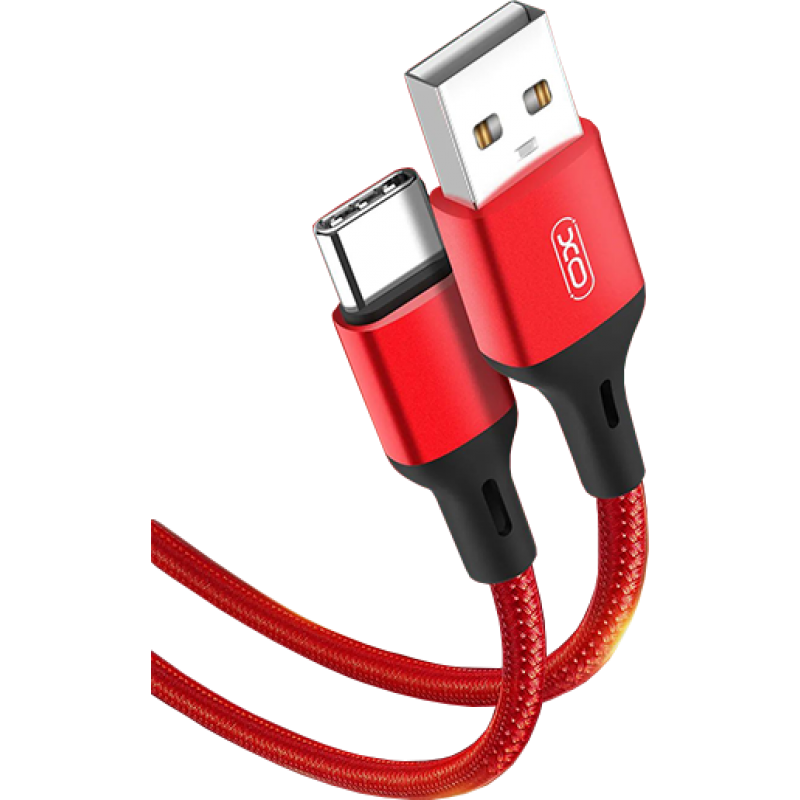XO Кабел USB-A - Micro USB, 1м, 2A, NB143 /червен/