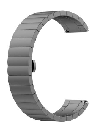 Каишка за Smart Watch 20мм, Metal Deluxe Strap, метална /тъмносива/
