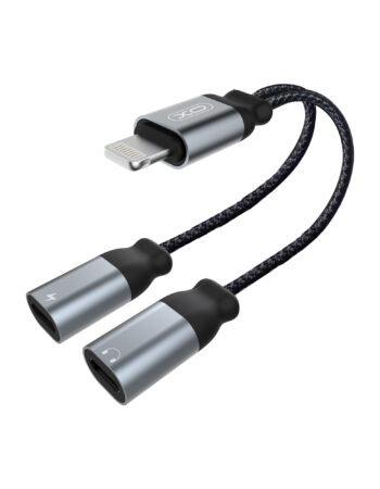 XO Преходник от Lightning към 2 x Lightning /черен/ - NB-R160A
