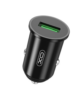 XO 12V 18W, USB-A, черен - CC35