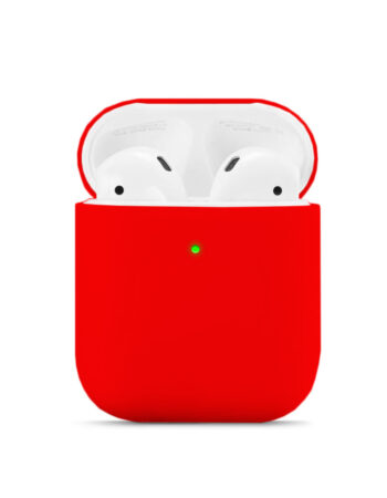 Силиконов калъф за AirPods /червен/