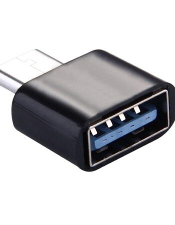 Преходник адаптер от Type-C към USB-A 2.0 /черен/