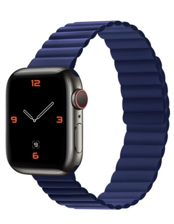 Каишка за Apple Watch 38/40/41мм, Silicon Magnetic /синя/ XO