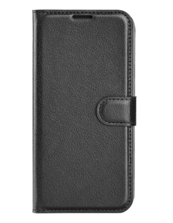 Калъф Leather Wallet Realme C31 /черен/