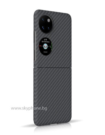 Калъф Carbon Huawei P50 Pocket /черен/ OEM