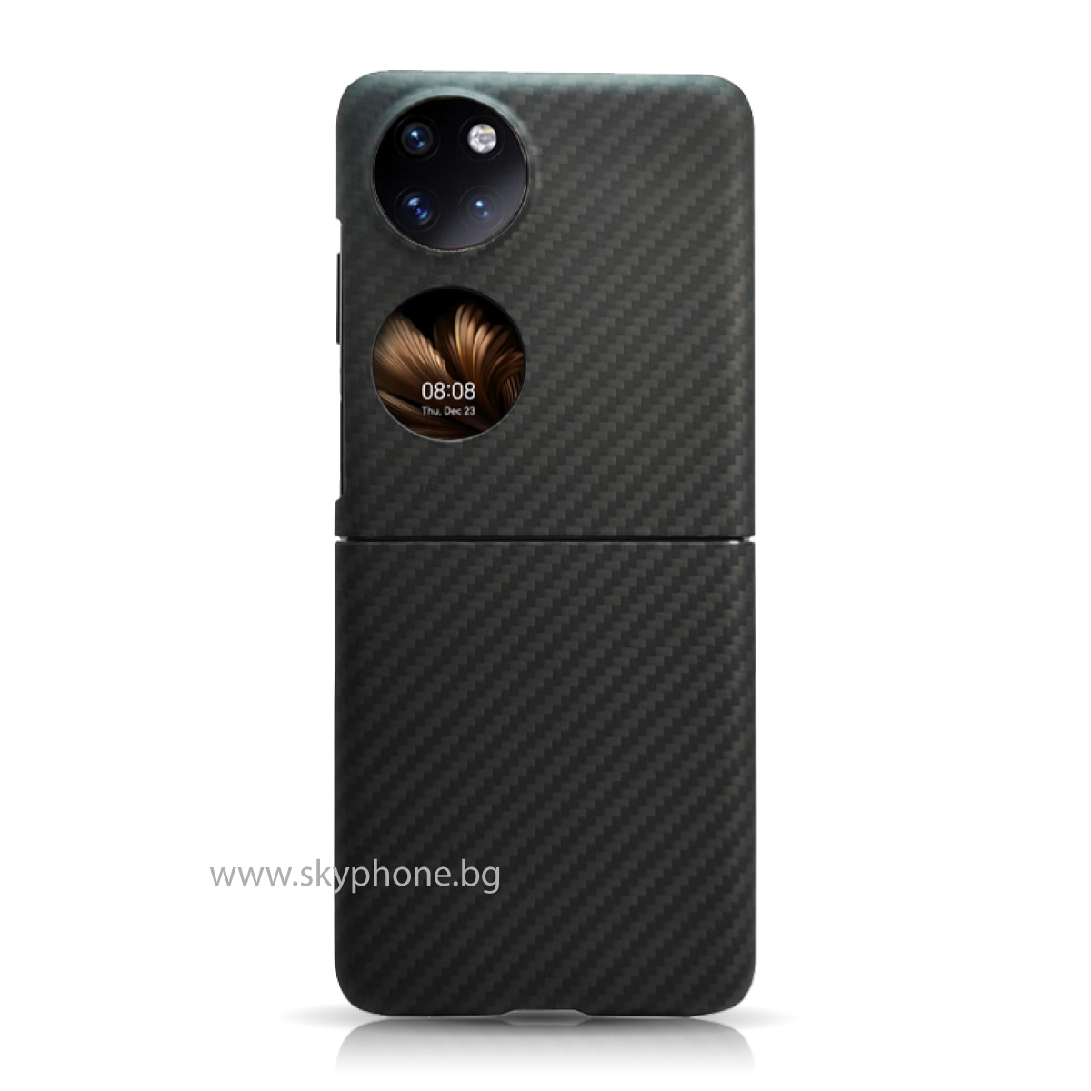 Калъф Carbon Huawei P50 Pocket /черен/ OEM