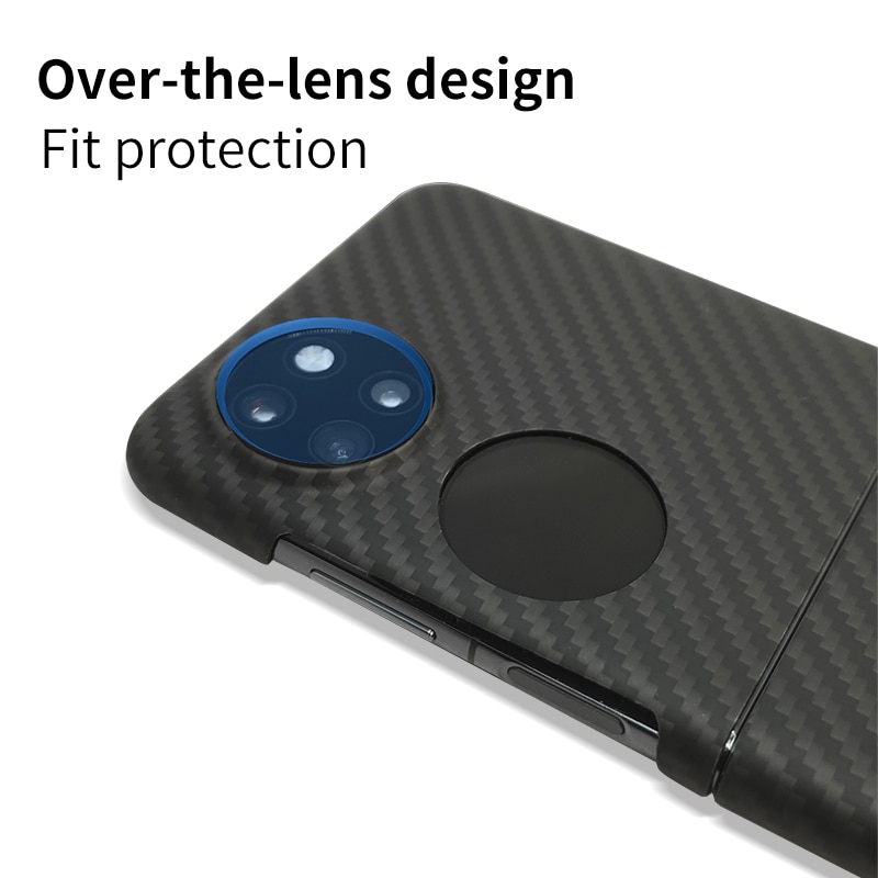 Калъф Carbon Huawei P50 Pocket /черен/ OEM