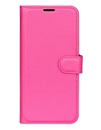Калъф Leather Wallet Apple iPhone 13 Pro /розов/