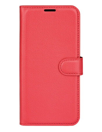 Калъф Leather Wallet Apple iPhone 13 Pro /червен/