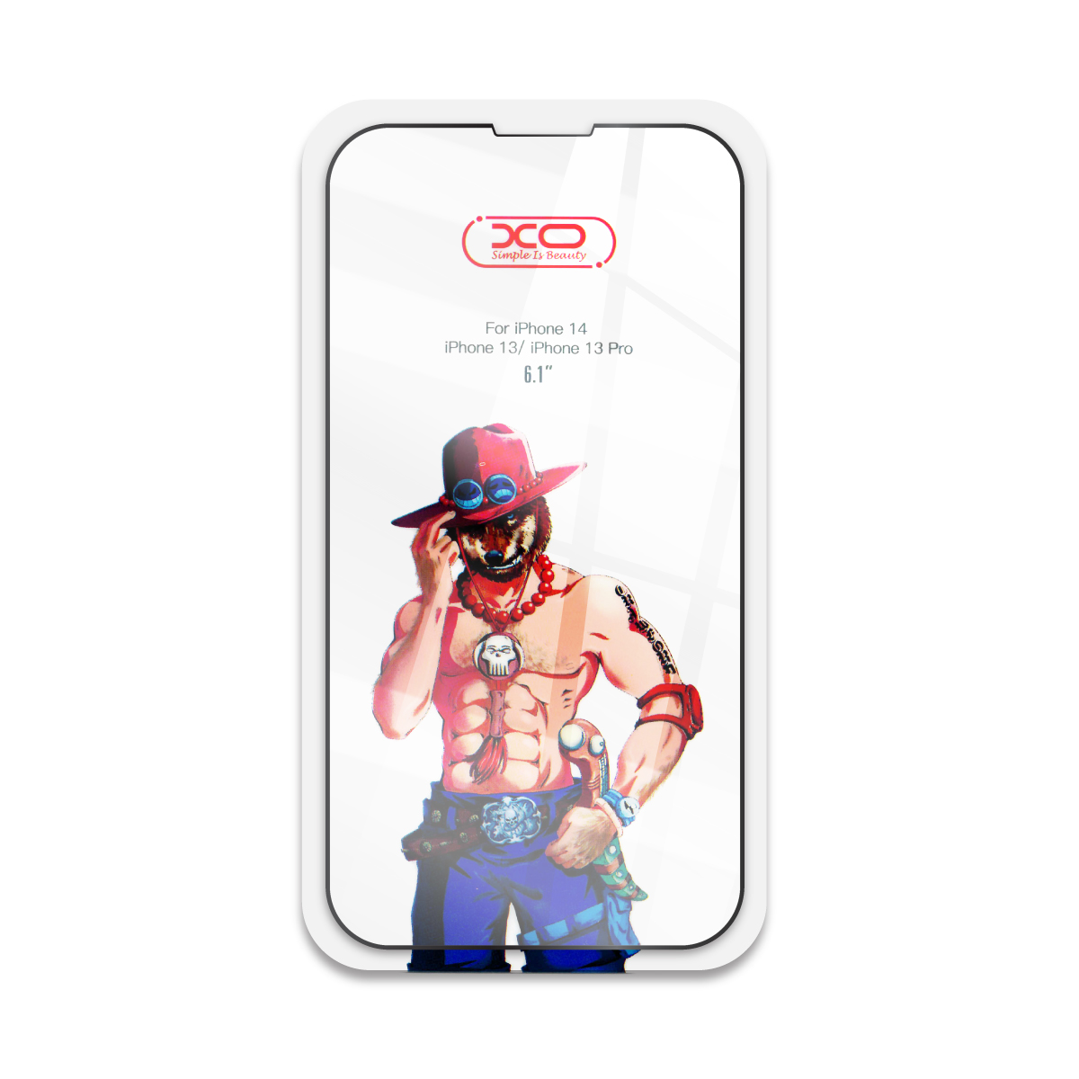 XO 0.26mm Tempered Glass iPhone 14 Pro (20pcs) /черен/