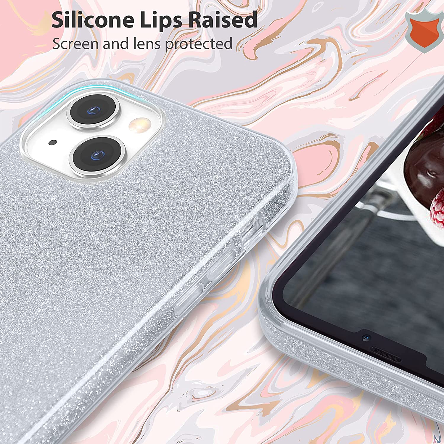 Калъф ENSIDA Fashion Xiaomi RedMi 10C /сребърен/