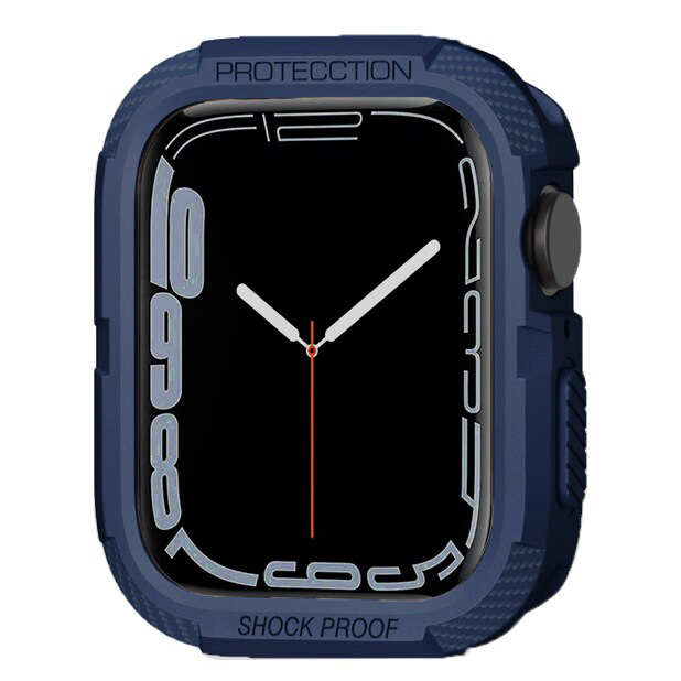 Силиконов протектор Shockproof за корпус за Apple Watch, 44/45mm /мастило/