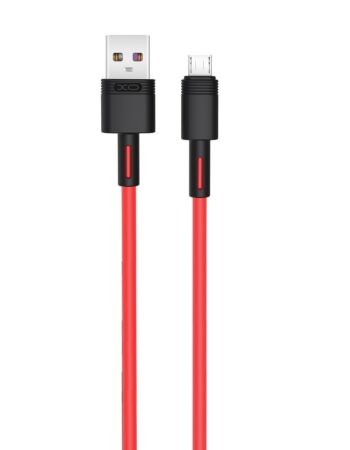 XO Кабел USB-A - Micro USB, 1м, 5A, NB-Q166 /червен/