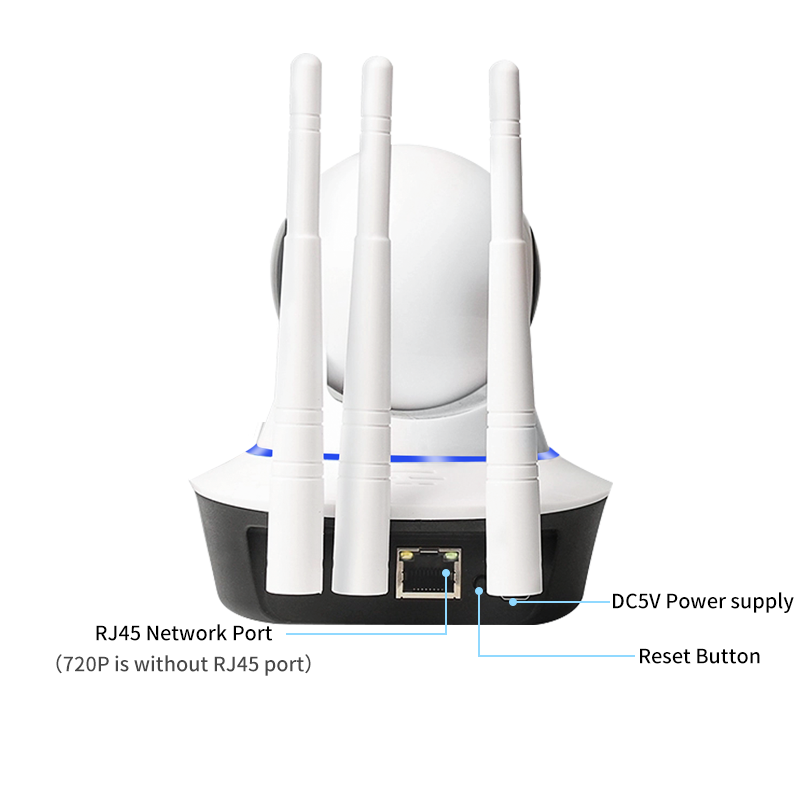 Камера вътрешна, Home security 360°, 2MP, HD, RJ45 Q11X-F