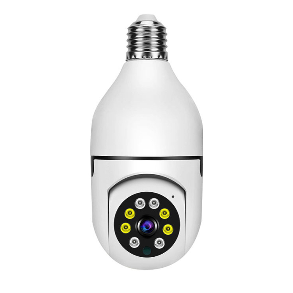 Камера вътрешна, light bulb, WiFi, 2MP, Night Vision, V380 - Q16S-F