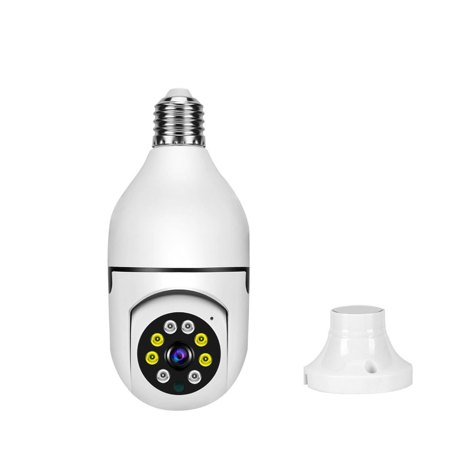 Камера вътрешна, light bulb, WiFi, 2MP, Night Vision, V380 - Q16S-F