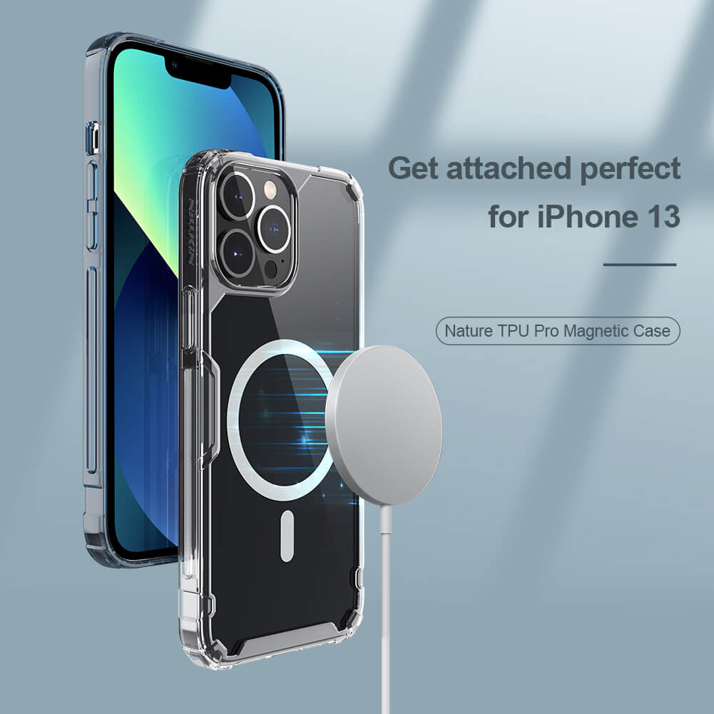 NILLKIN Калъф Apple iPhone 14 Pro Max, Nature TPU MagSafe /прозрачен/ - Image 5