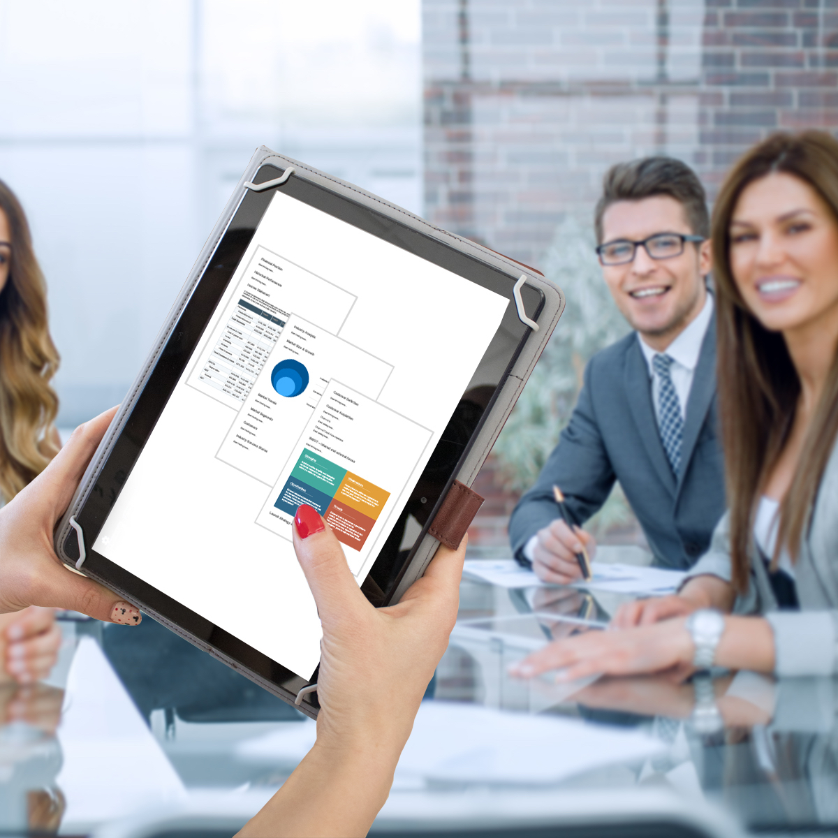 Калъф за таблет Business Nimbo, 9/10 инча универсален /златен/