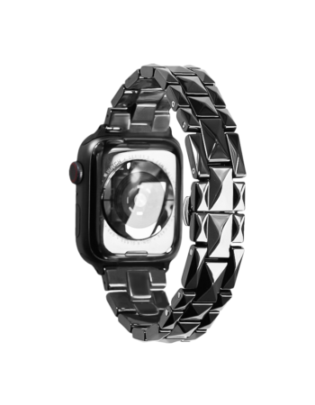 Каишка за Smart Watch 20мм, Ceramic Strap, керамична /черна/